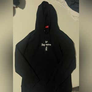 Supreme Cross Box-Logo Hoodie